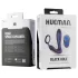 Hueman Black Hole - analvibrator med radiofjernbetjening og penisring (lilla)