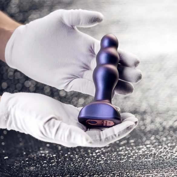 Hueman Space Inveder - anal vibrator - genopladelig, vandtæt - lilla