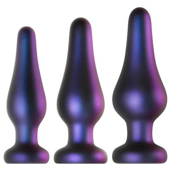Hueman Comets - analplug sæt - 3 stk - silikone - lilla