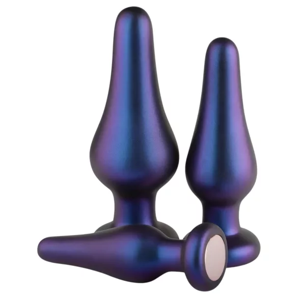 Hueman Comets - analplug sæt - 3 stk - silikone - lilla