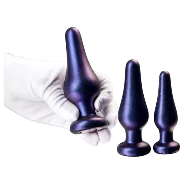 Hueman Comets - analplug sæt - 3 stk - silikone - lilla