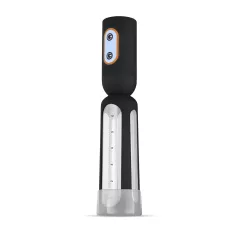   CRUIZR CS08 - automatisk penispumpe med batteri - sort/gennemsigtig