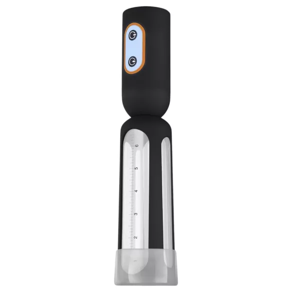CRUIZR CS08 - automatisk penispumpe med batteri - sort/gennemsigtig