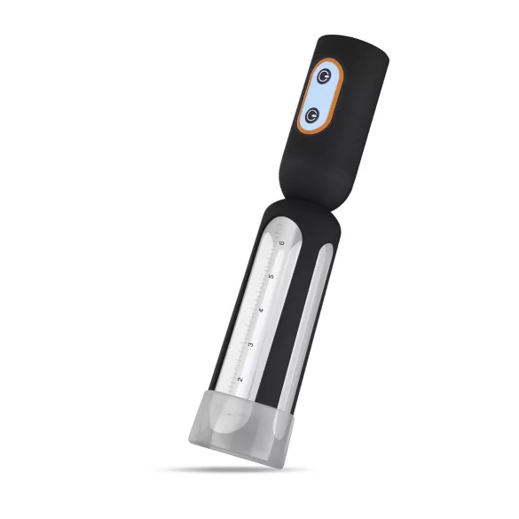 CRUIZR CS08 - automatisk penispumpe med batteri - sort/gennemsigtig
