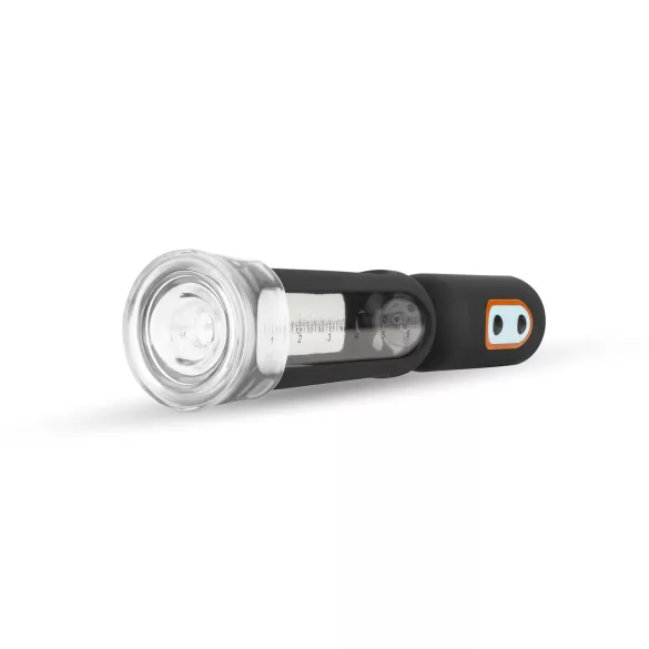 CRUIZR CS08 - automatisk penispumpe med batteri - sort/gennemsigtig