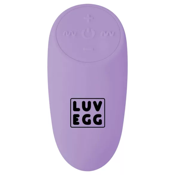 LUV EGG XL - bærbart, genopladeligt, trådløst vibrerende æg (lilla)