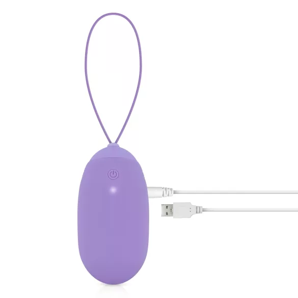 LUV EGG XL - vibratoræg med fjernbetjening - genopladelig - lilla