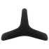 Easytoys Desire Ring - penisring og kuglering - fleksibel - sort