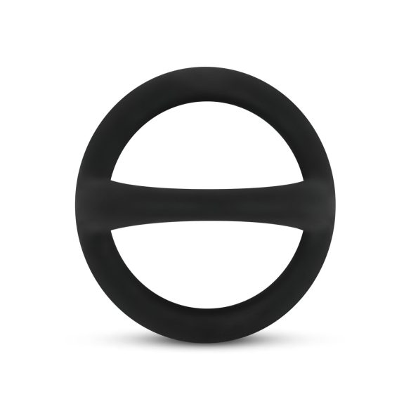 Easytoys Desire Ring - penisring og kuglering - fleksibel - sort