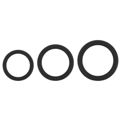 Easytoys - penisringsæt - 3 stk - sort