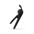 Easytoys Share Ring - vibrerende penis- og kuglering (sort)