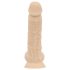 Real Fantasy Ashton - realistisk dildo med testikler - 20,5cm - natur