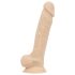 Real Fantasy Ashton - realistisk dildo med testikler - 20,5cm - natur