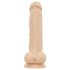 Real Fantasy Ashton - realistisk dildo med testikler - 20,5cm - natur