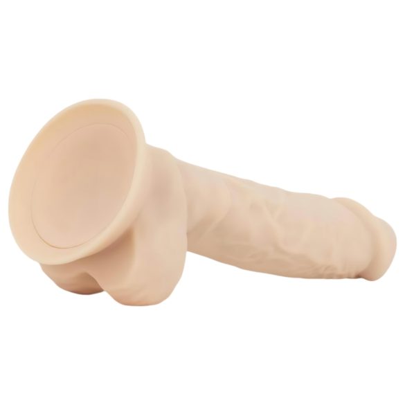 Real Fantasy Ashton - realistisk dildo med testikler - 20,5cm - natur