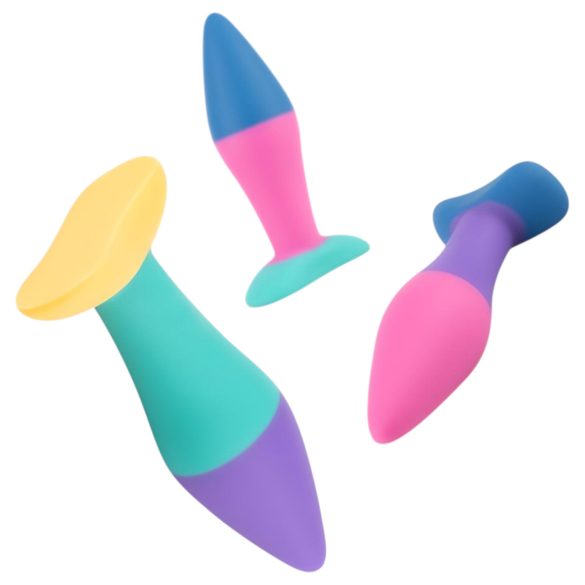 PMV20 Koda - analplug sæt - begyndervenlig - flerfarvet