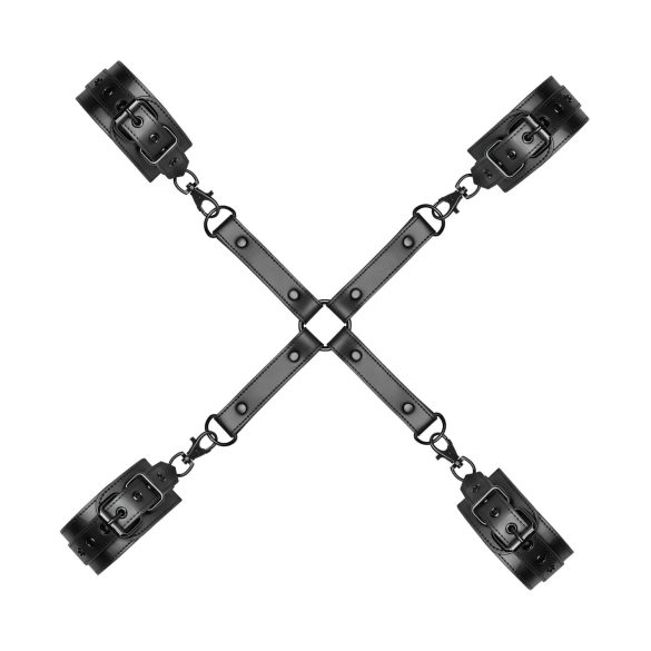 Bedroom Fantasies - bondagekryds - justerbar - sort