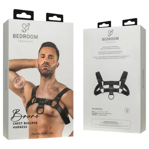 Bedroom Fantasies Bruno - sort kropssele top (S-XL)
