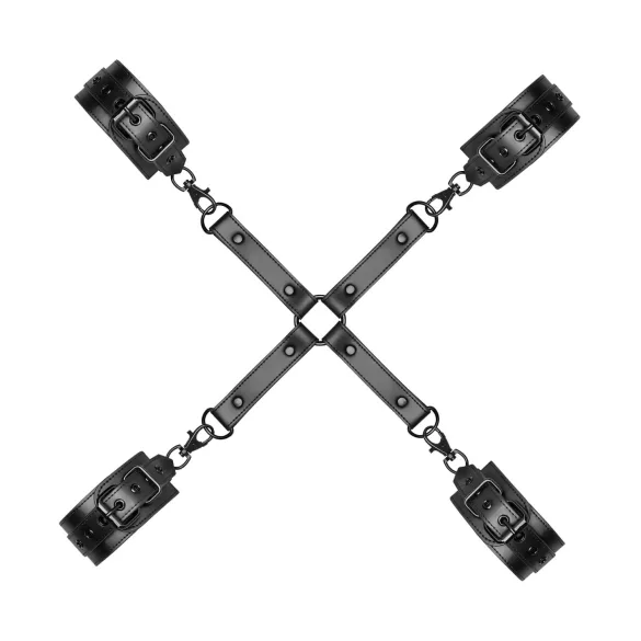 Bedroom Fantasies - hånd- og ankelmanchetter - justerbar - sort