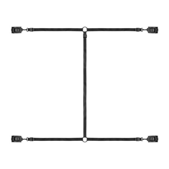 Bedroom Fantasies - sengebindingssæt - justerbar - sort