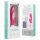 Easytoys - rabbitvibrator med klitorisarm - genopladelig silikon pink