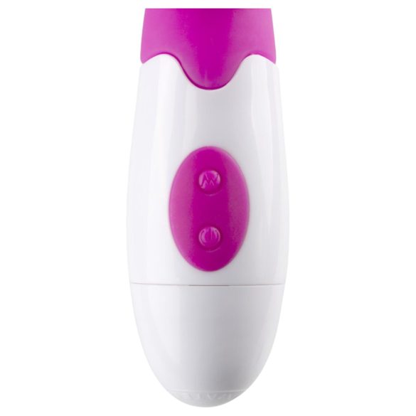 Easytoys - rabbitvibrator med klitorisarm - genopladelig silikon pink