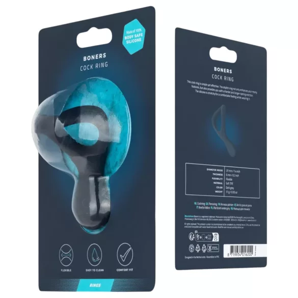 Boners - penisring - silikone - grå