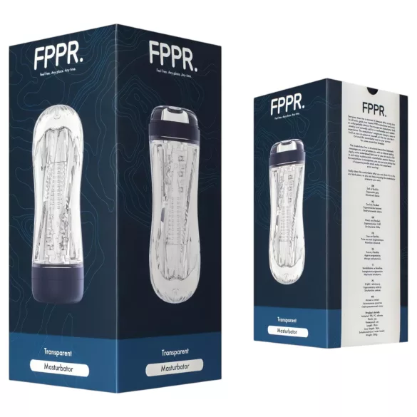 FPPR. - masturbator - spiral struktur - gennemsigtig