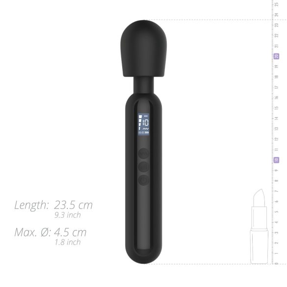 BLAQ - vibrator til massage - digital - sort