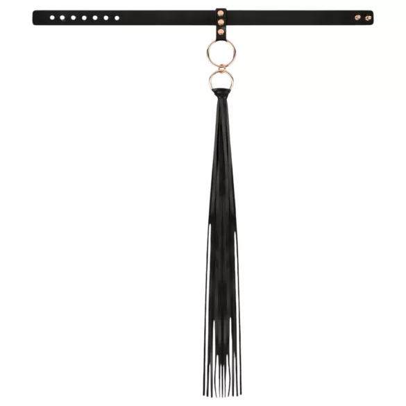 Rosy Gold - halsbånd og paddle - sort