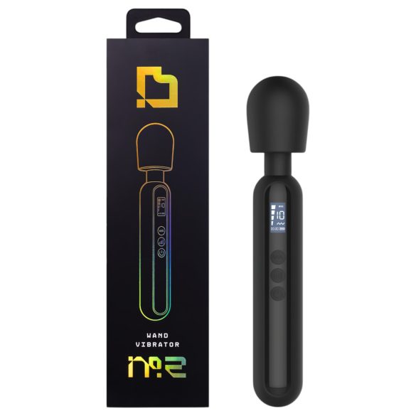 BLAQ - Stor digital massagevibrator (sort)