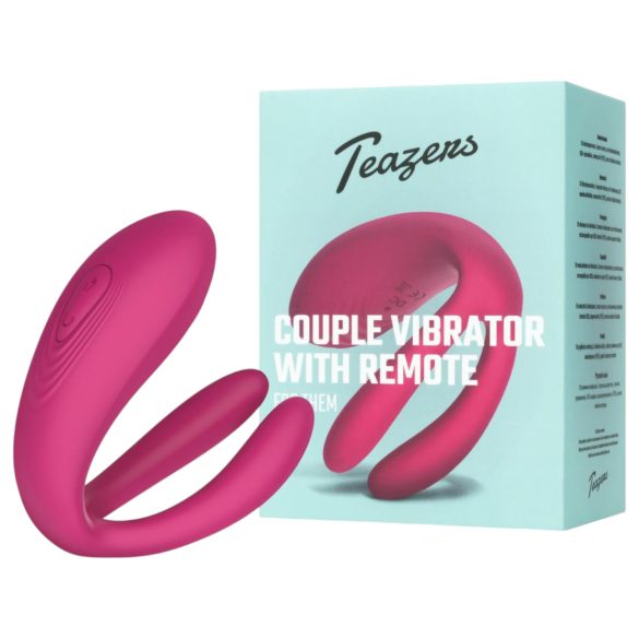 Teazers - parvibrator med 3 motorer - pink