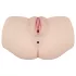 FWB - realistisk masturbator torso med vibration - naturfarve