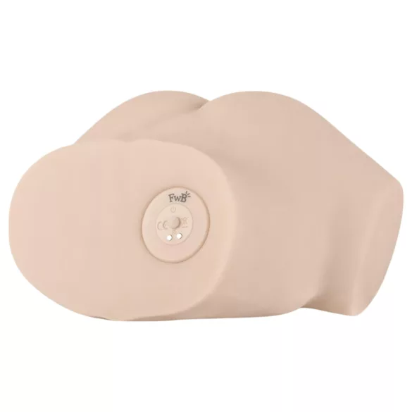 FWB - realistisk masturbator torso med vibration - naturfarve