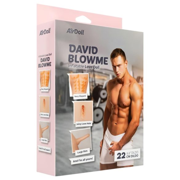 AirDoll David Blowme - oppustelig mand (natur)