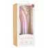 EasyToys Mermaid - dildo med glimmer - 19cm - pink