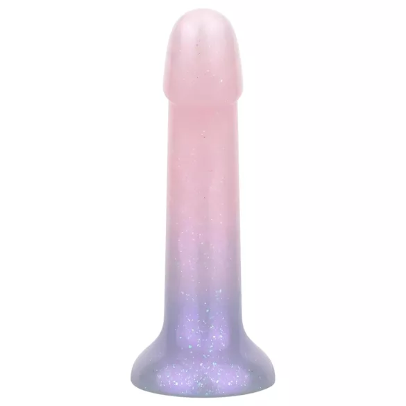 EasyToys Mermaid - dildo med glimmer - 19cm - pink