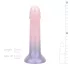 EasyToys Mermaid - dildo med glimmer - 19cm - pink