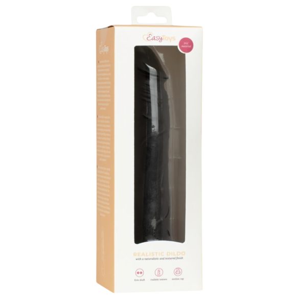 Easytoys - realistisk dildo - 17,5 cm - sort