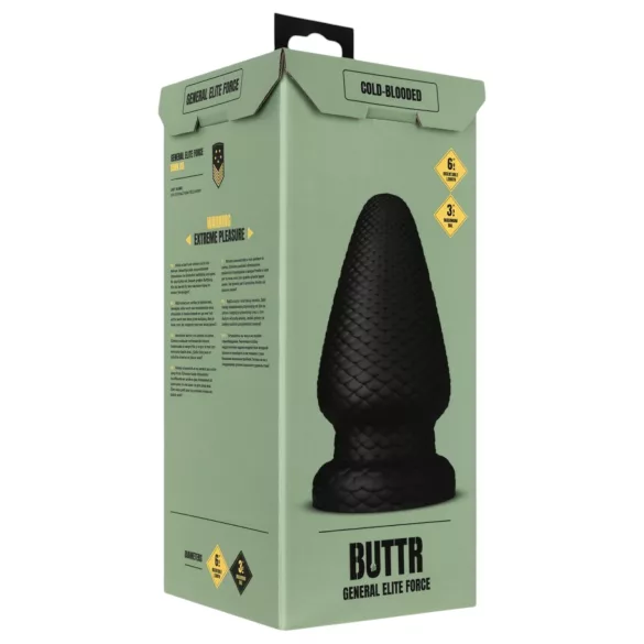 BUTTR - stor analplug - sort