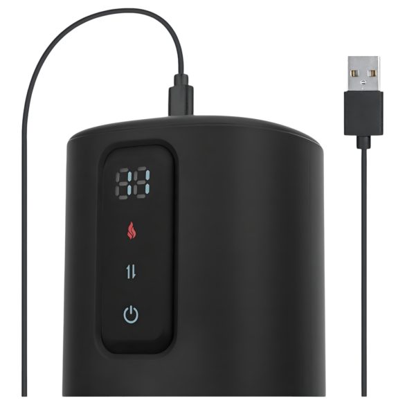 CRUIZR CX11 - varmende, strammende masturbator (sort)