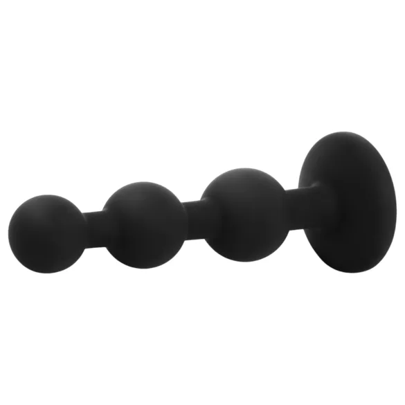 EasyToys - analplug med perler - sort