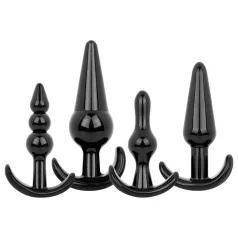 EasyToys - analplug sæt - 4 dele - sort