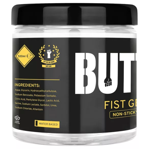BUTTR - fisting gel - klæbefri - 500ml