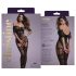 Christine - gennemsigtig netdragt - (sort) - XS-XL