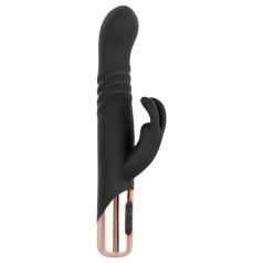Rosy Gold - klitorisarm vibrator med stød - sort