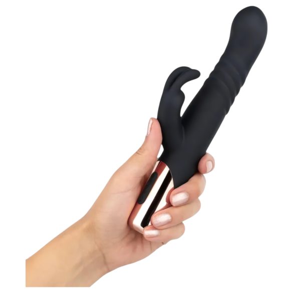 Rosy Gold - klitorisarm vibrator med stød - sort