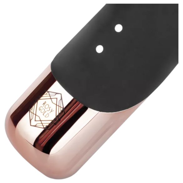 Rosy Gold - klitorisarm vibrator med stød - sort