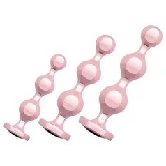 Rosy Gold - analdildo-sæt (rose-guld)