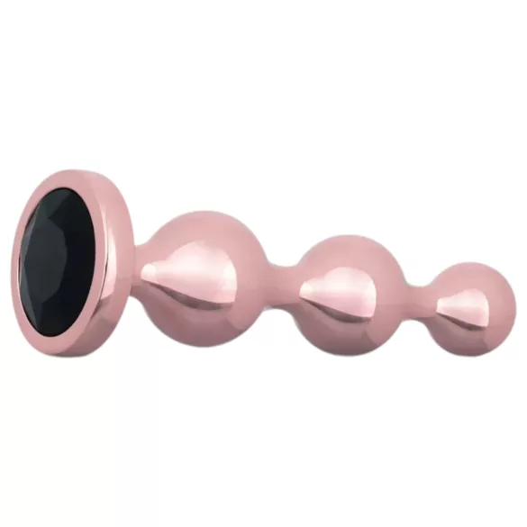 Rosy Gold - analdildo-sæt (rose-guld)